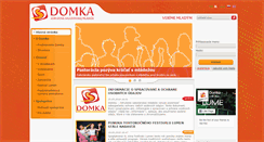 Desktop Screenshot of domka.sk